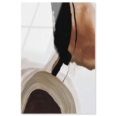 Impression sur acrylique Earth Curve III Boho Decor par Art Remedy
