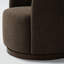 Ensemble de chaises d'appoint modernes pivotantes en tonneau avec siège rembourré-464697551