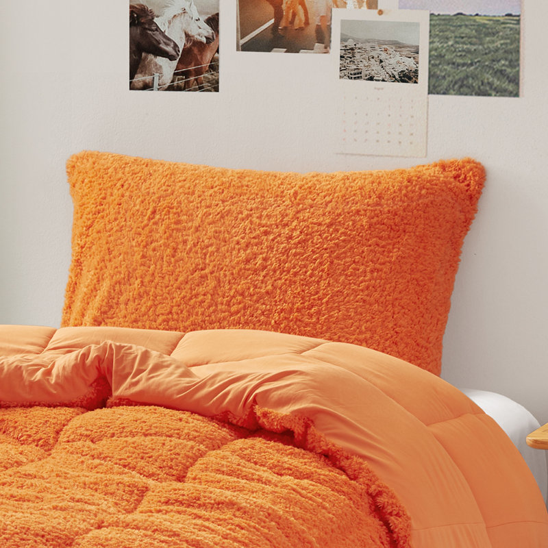 Coma Inducer Dreamsicle Creamsicle Orange Pillow Sham, Standard