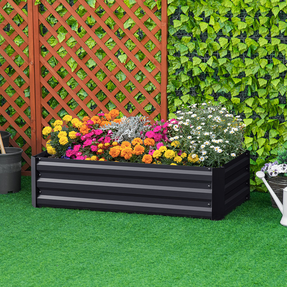 Brandessa Raised Planter Box: Soil Protection & Effortless Growing