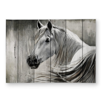 Rustic Horse - Rustic Bedroom Outdoor Area Rug for Home Decor