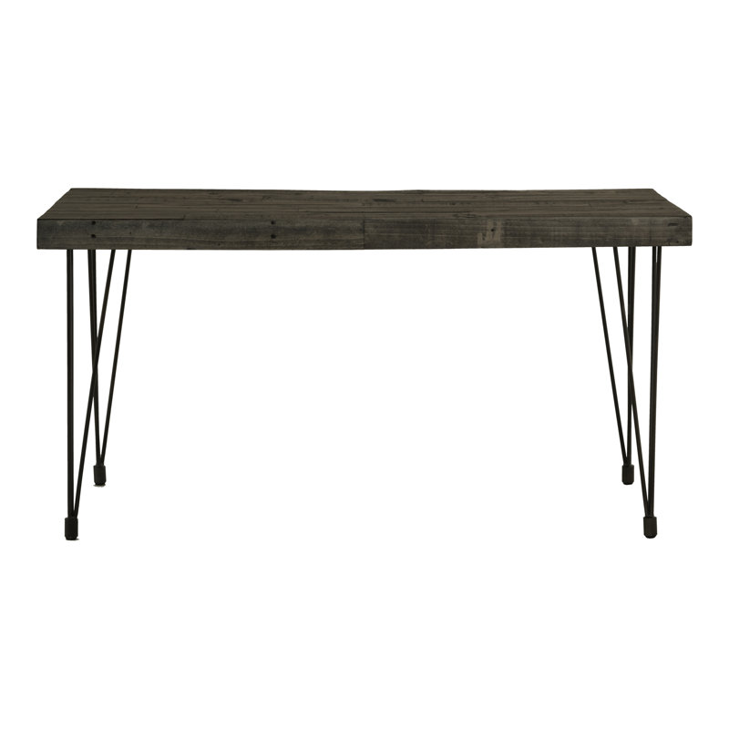 Boneta Dining Table, Dark Gray