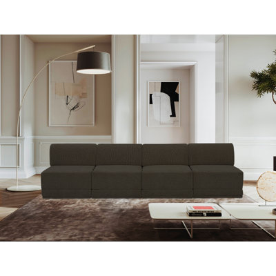 Ollie 120'' Modular CAL117 Compliant Sofa