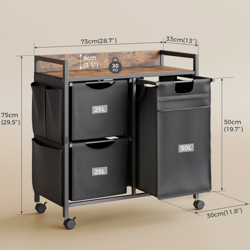 Rolling Laundry Cart
