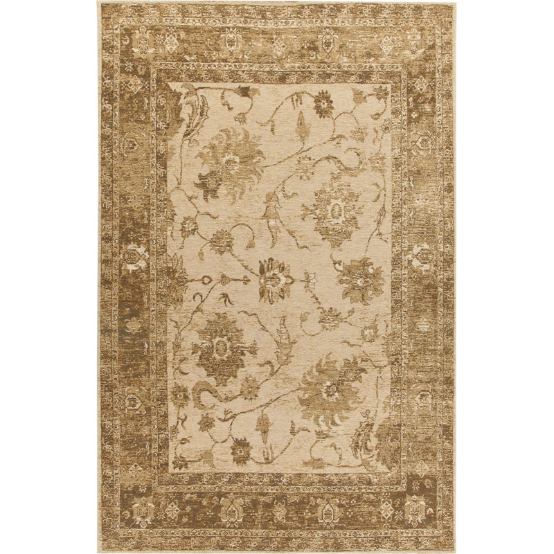 Evry Lori Oriental Wool Hand Knotted Area Rug, Rectangle 160 x 231cm