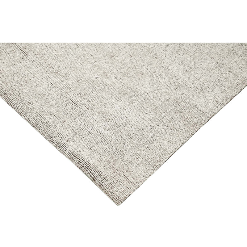 Wool Area Rug in Gray, Rectangle 8' x 10'