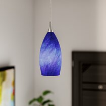 cobalt blue blue pendant lights for kitchen island