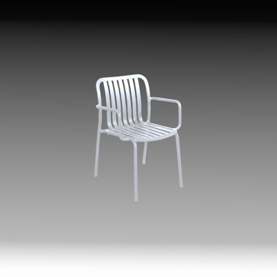 Key West Stacking Restaurant Patio Dining Armchair