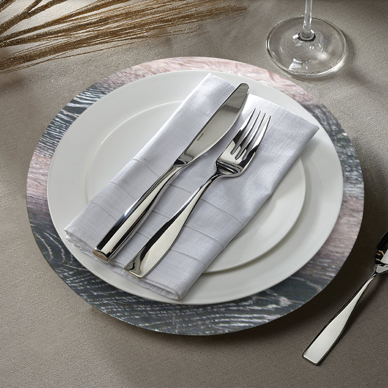 Plat de service 13 po, Noyer
