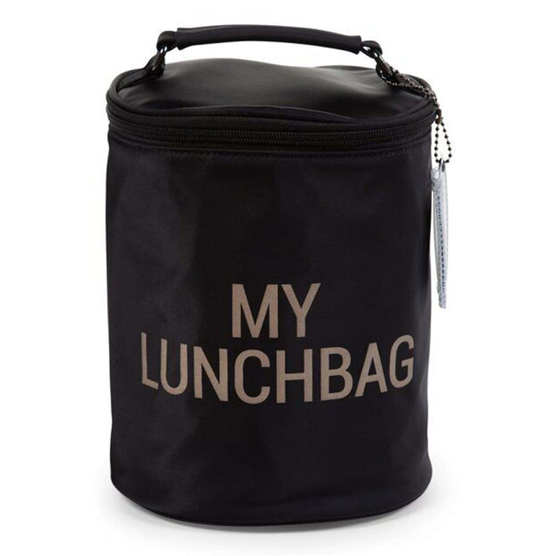 Childhome Kids Bag My Lunch Bag with Insulation Lining Black/Gold