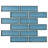 Subway 12 in. x 12 in. Glossy Glass Mosaic Wall Tile-89351308