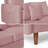 Sofa 56" Velvet Round Arm Loveseat-1484433302