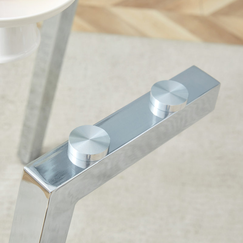 Table de salle à manger Modern, Argent argent