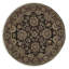 One-of-a-Kind Manchuria Hand-Knotted High-Quality Round Area Rug