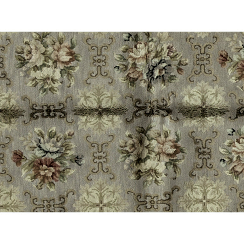 Handmade Silk and Wool Area Rug