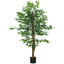Ficus artificiel avec pot HOMcom-1790650626