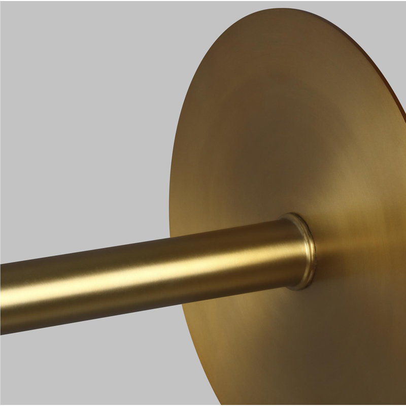 Nodes 8 - Light Chandelier, Burnished Brass