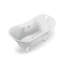 Baignoire de trempage sur pieds 60 "avec drain, pattes et plateau en bambou 60" Streamline-575594046-575593995
