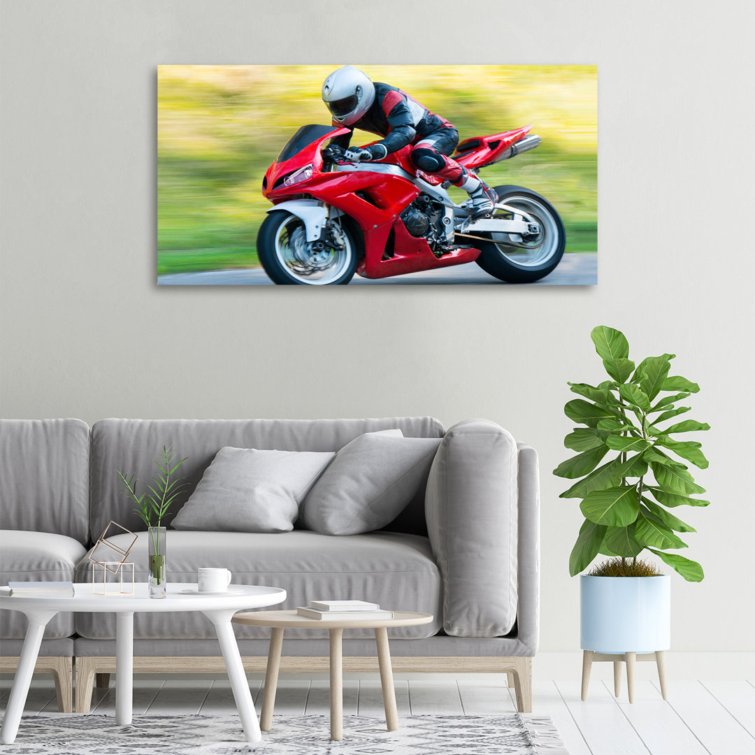 Motorrad - Kunstdrucke auf Leinwand