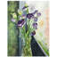 Tulipes mauves dans un vase | Peinture à l'aquarelle | Par Amit Suthar
