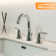 Widespread 2-Handle Bathroom Sink Faucet With Drain Assembly