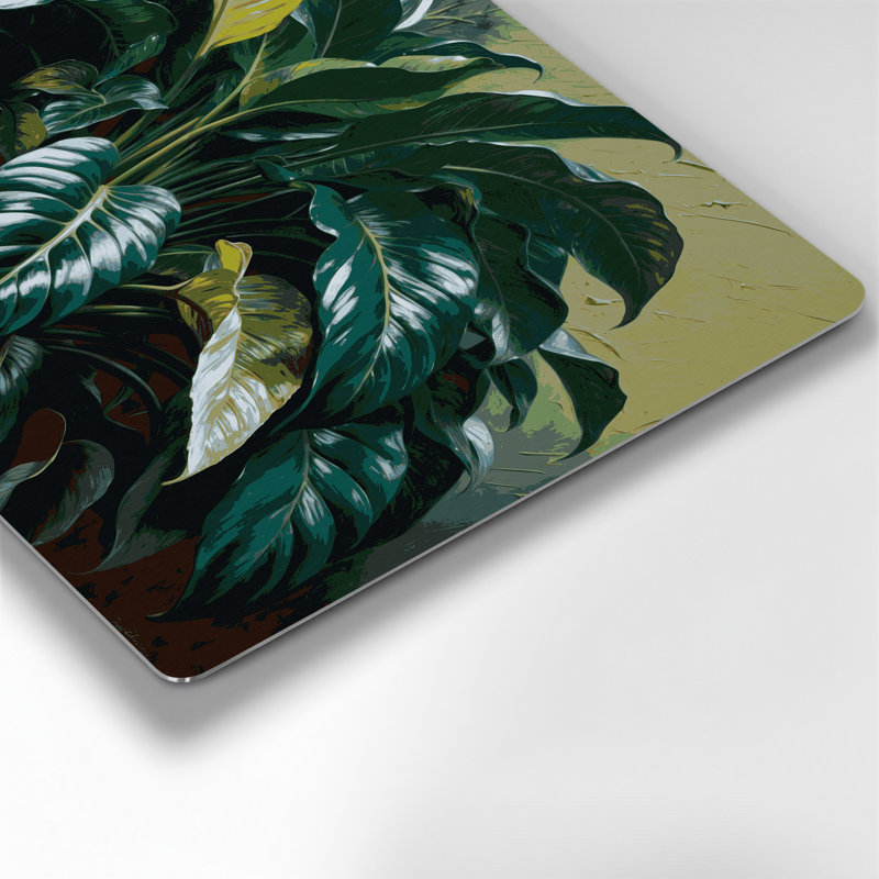 Art mural en métal Botanical, H 288 po x l 432 po x P 0,05 po