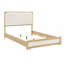 Mobilier de chambre à coucher en bois avec tête de lit à panneau 1Pc (seulement lit)