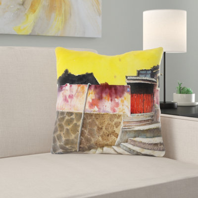 Kateri Landscape Throw Pillow
