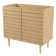 Aubert 36" Slat Modern Farmhouse 2-Shelf Bath Vanity Cabinet Only (Sink Basin not Included)