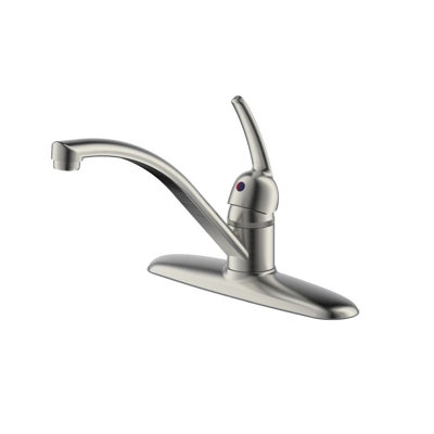 Kree Classic Series 3 Hole Installation Single Handle Kitchen Faucet - Brushed Nickel