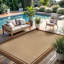 Tapis intérieur / extérieur beige / brun-1488890019