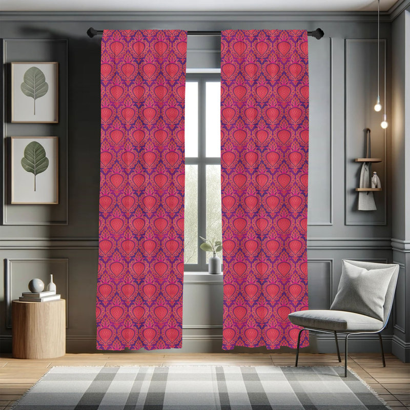 Panneaux de rideaux semi-transparents avec passe-tringle, 28 po x 84 po