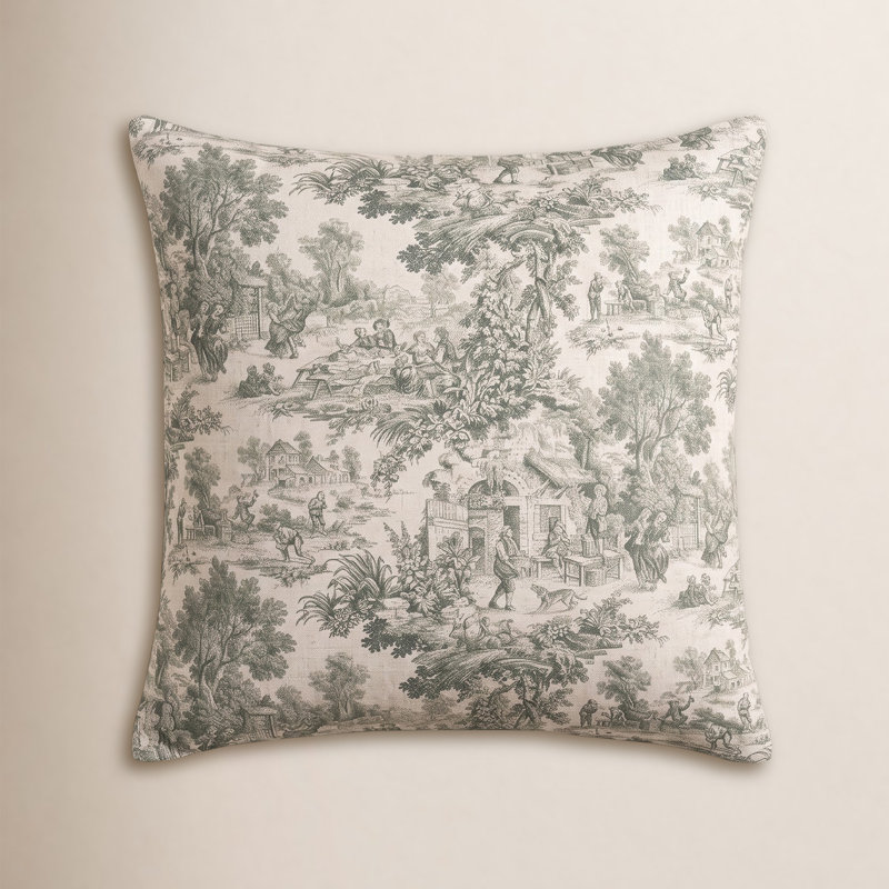 Robbie Crissi 20" Pillow, Green