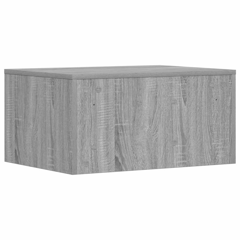 Floating Desk, Grey Sonoma