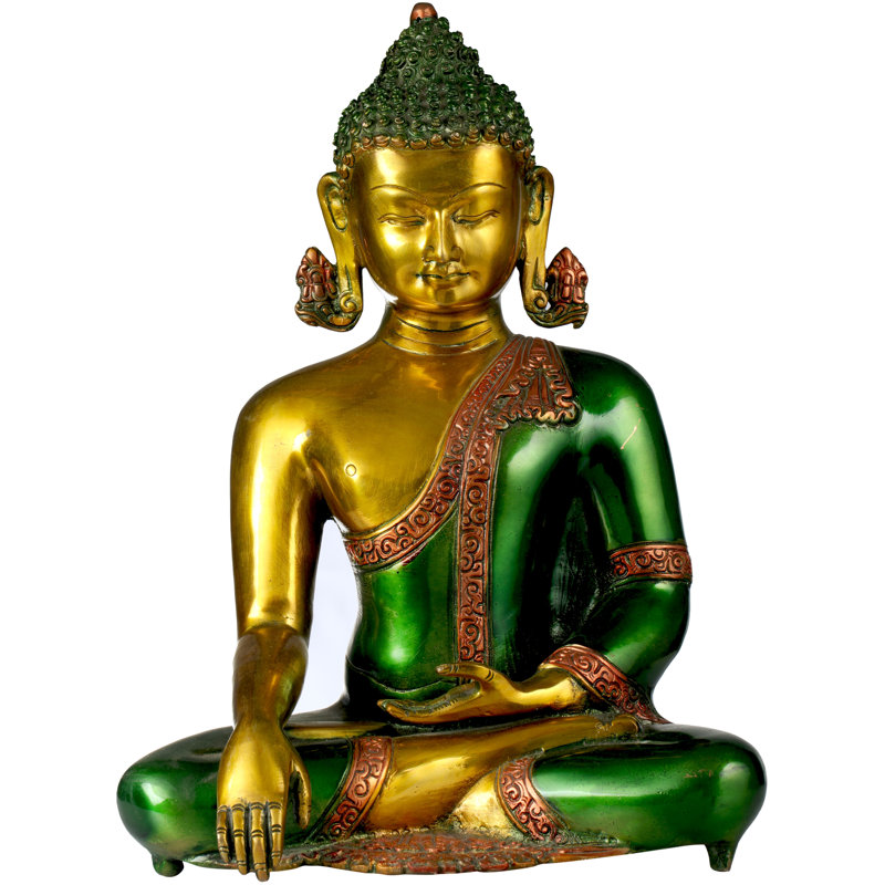 Statue du Bouddha invoquant la déesse de la Terre