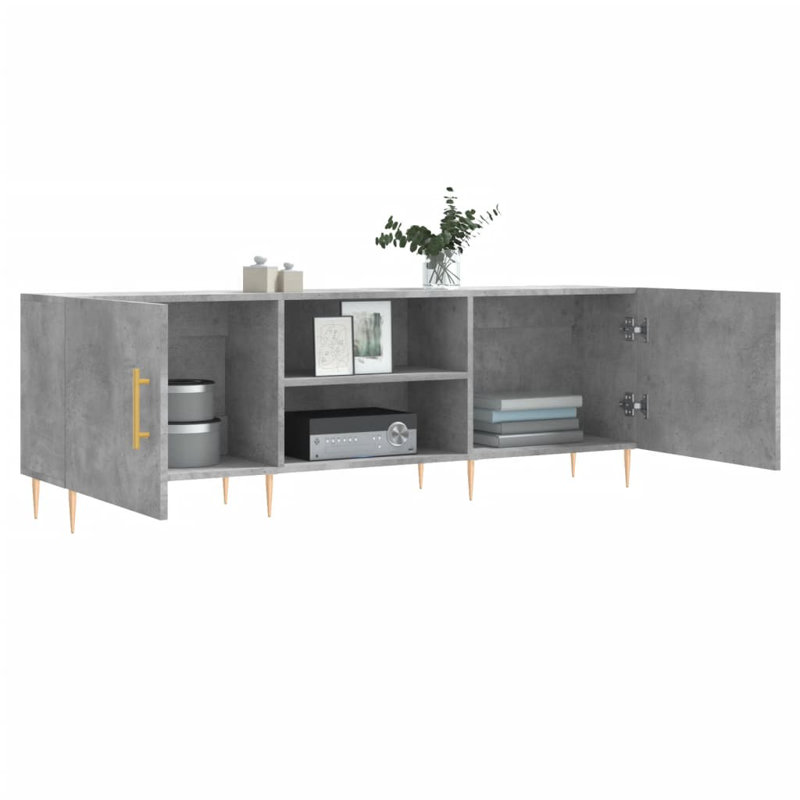 Adamsburg TV Stand for TVs up to 65", Concrete Grey