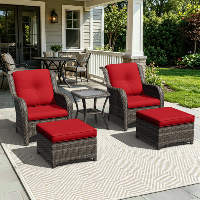 Anahit 4 - Person Outdoor Seating Group with Cushions