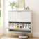32 Pair Shoe Storage Cabinet with Anti-tipping Device