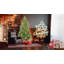 Classic Pre-Lit Hinged Christmas Tree With UL Warm White Lights & Sturdy Metal Stand-1213897819