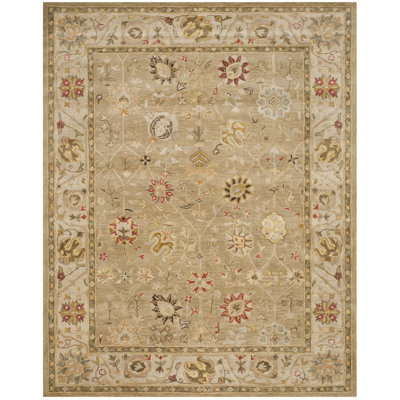 Antiquity Hand-Tufted Taupe / Beige Area Rug