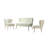Euclid 3-Piece Velvet Living Room Set-57367527