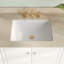 DeerValley Ursa 18" X 13" Rectangular Vitreous China Undermount Bathroom Sink with Overflow-94564424
