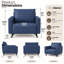 Fauteuil d'appoint en cuir Lapathos-480873137