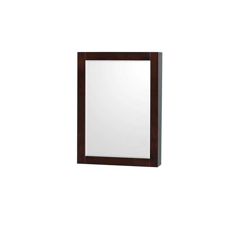 Sheffield 48" Freestanding Single Bathroom Vanity with Quartz Top with Medicine Cabinet, Brown, White Quartz, Widespread