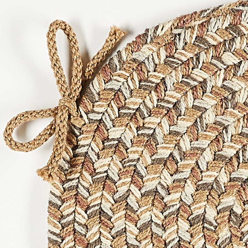 Outdoor 0.5'' Dining Chair Chair Pad, Natural