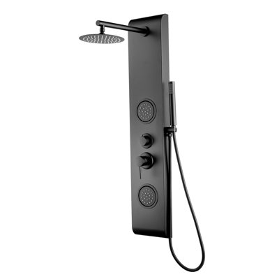 45" Shower Panel with Fixed Shower Head