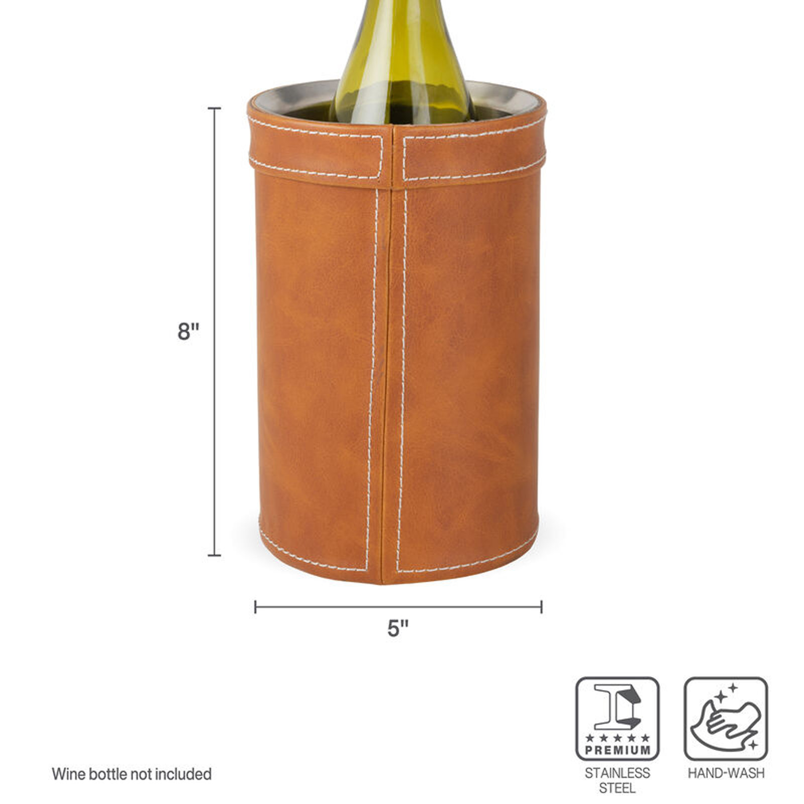 Mikasa Leather Stitched Wine Chiller