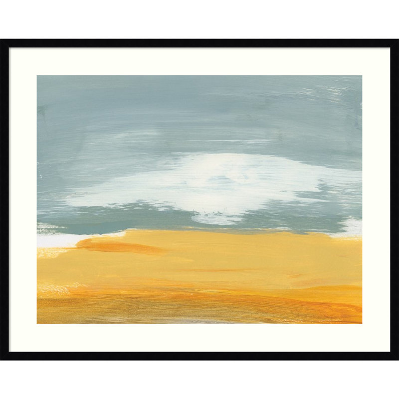 Winter Desert - Cadre photo, reproduction d'art sur papier, H 33 po x l 41 po, Papier encadré noir