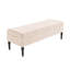 Safar Striped Ottoman Storage Bench – Upholstery Plush Velvet Shoe Bench with Black Turned Wooden Legs-520219409-521705320