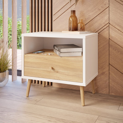 HARLLSON 59.8cm W Particle Board / Chipboard Bedside Table